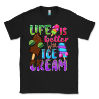 Black Life is better with ice cream Classic Tee - NancyCooperArtShop