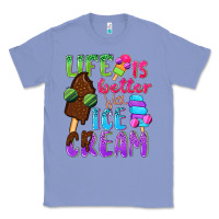 Colony Blue Life is better with ice cream Classic Tee - NancyCooperArtShop