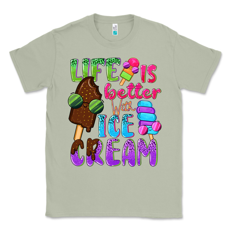 Life Is Better With Ice Cream Classic Tee by NancyCooperArtShop | Teevron