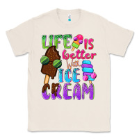 Natural Life is better with ice cream Classic Tee - NancyCooperArtShop