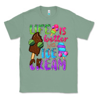 Sage Life is better with ice cream Classic Tee - NancyCooperArtShop