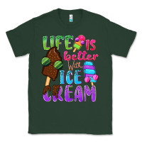 Sports Green Life is better with ice cream Classic Tee - NancyCooperArtShop
