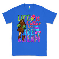 True Royal Life is better with ice cream Classic Tee - NancyCooperArtShop