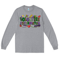 Heather Grey volunteer coordinator mardi gras cowgirl Long Sleeve Tee - CowGirlArtShop