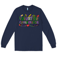 Navy volunteer coordinator mardi gras cowgirl Long Sleeve Tee - CowGirlArtShop