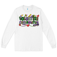 White volunteer coordinator mardi gras cowgirl Long Sleeve Tee - CowGirlArtShop