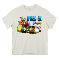 Cream pre k dude Heavy Core Tee - BundleAndBundleShop