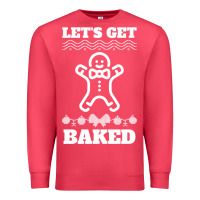 Cardinal Let's Get Baked Smoking Weed Funny Christmas Gift 1 Premium Sweatshirt - lanVoArt