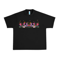 Black wild flowers Urban Heavy Tee - TumblerDesignByShophia