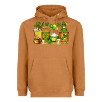 Meerkat st patrick's day coffee cups with gnome Heavyweight Hoodie - Artiststas