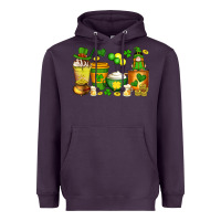 Plum st patrick's day coffee cups with gnome Heavyweight Hoodie - Artiststas