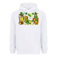 White st patrick's day coffee cups with gnome Heavyweight Hoodie - Artiststas