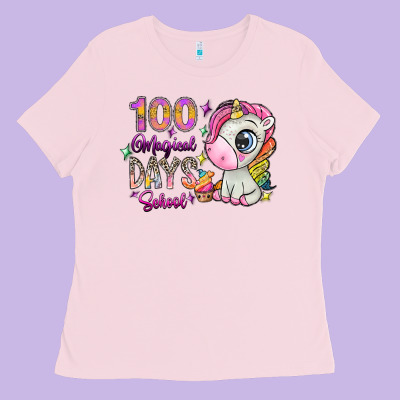100 Magical Days School Ladies Tee Designed By Sublimationcraftshop