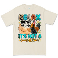 Bone relax we're all crazy it's not a competition Premium Tee - Artiststas