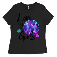 Black I Love My Softball Girl Ladies Tee - Bettercallsaul
