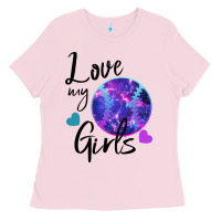 Bubblegum Pink I Love My Softball Girl Ladies Tee - Bettercallsaul