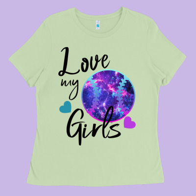 I Love My Softball Girl Ladies Tee Designed By Bettercallsaul