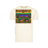 Vintage Arctic western desert with leopard and sunflowers tumbler tbs Vintage Tee - TumblerDesignByShophia