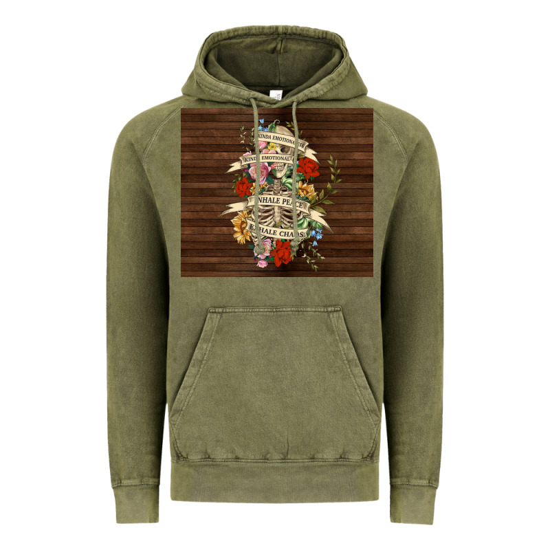 Kinda Emotional With Skeleton Vintage Hoodie by TumblerDesignByShophia | Teevron