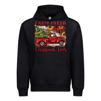 Black farm fresh christmas trees Urban Hoodie - BarkalooDesign