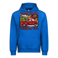 Cobalt farm fresh christmas trees Urban Hoodie - BarkalooDesign
