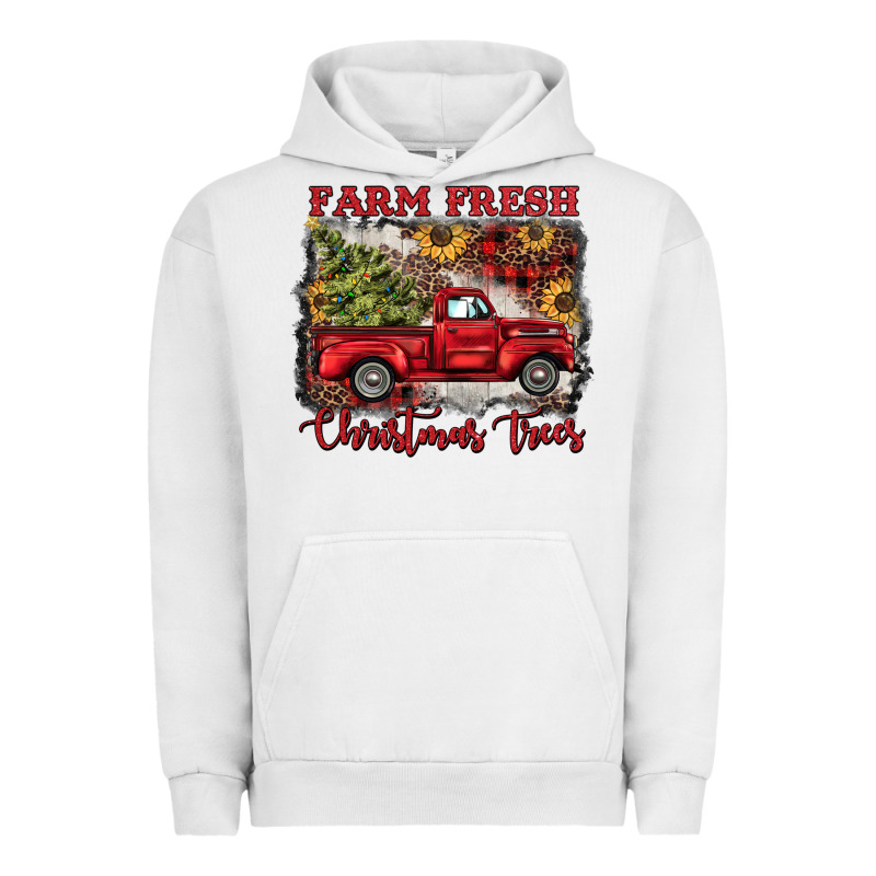 Farm Fresh Christmas Trees Urban Hoodie by BarkalooDesign | Teevron
