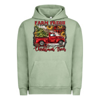 Pigment Oil Green farm fresh christmas trees Urban Hoodie - BarkalooDesign