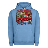 Pigment Pebble Blue farm fresh christmas trees Urban Hoodie - BarkalooDesign