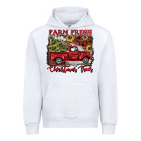 White farm fresh christmas trees Urban Hoodie - BarkalooDesign