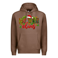 Chestnut christmas granny claus Premium Hoodie - FaDigitalArtStudio