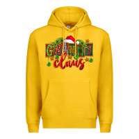 Lemon christmas granny claus Premium Hoodie - FaDigitalArtStudio