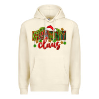 Sandshell christmas granny claus Premium Hoodie - FaDigitalArtStudio