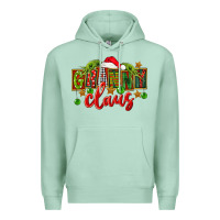 Seafoam christmas granny claus Premium Hoodie - FaDigitalArtStudio