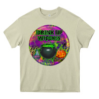 Mossy halloween round earrings Heavy Core Tee - BundleAndBundleShop