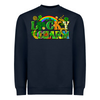 Navy lucky charm Heavyweight Sweatshirt - FaDigitalArtStudio