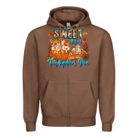 Chestnut Sweet Like Pumpkin Pie Zipper Hoodie - CowhideDigitalArt
