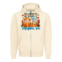Sandshell Sweet Like Pumpkin Pie Zipper Hoodie - CowhideDigitalArt