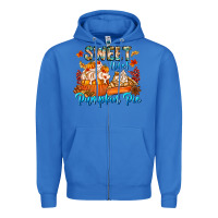 True Royal Sweet Like Pumpkin Pie Zipper Hoodie - CowhideDigitalArt