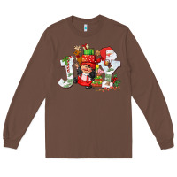 Chestnut christmas joy girl gnome Long Sleeve Tee - CowGirlArtShop