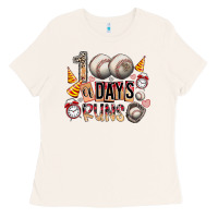 Bone 100 of days runs Ladies Tee - SublimationCraftShop
