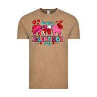 Vintage Coffee Happy Valentine's Day with teeth Valentine's Day Vintage Tee - HowdyJamesFarm