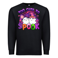 Black too cute spook Premium Sweatshirt - Artiststas