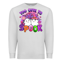 Dove Grey too cute spook Premium Sweatshirt - Artiststas
