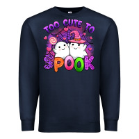 Navy too cute spook Premium Sweatshirt - Artiststas