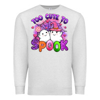 Oatmeal Heather too cute spook Premium Sweatshirt - Artiststas