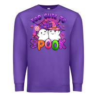 Purple too cute spook Premium Sweatshirt - Artiststas