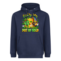 Navy you're my pot of gold Heavyweight Hoodie - Artiststas