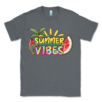 Charcoal Heather summer vibes Classic Tee - NancyCooperArtShop
