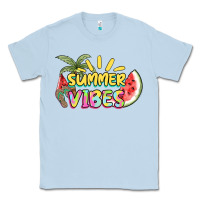Dusty Blue summer vibes Classic Tee - NancyCooperArtShop
