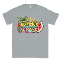 Heather Grey summer vibes Classic Tee - NancyCooperArtShop